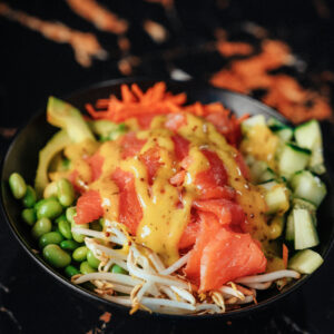 Poke Bowl Räucherlachs XL