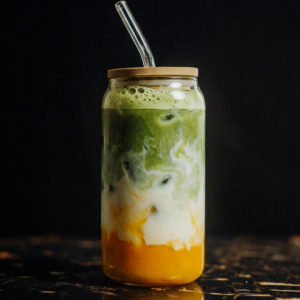 Iced Mango Matcha Latte